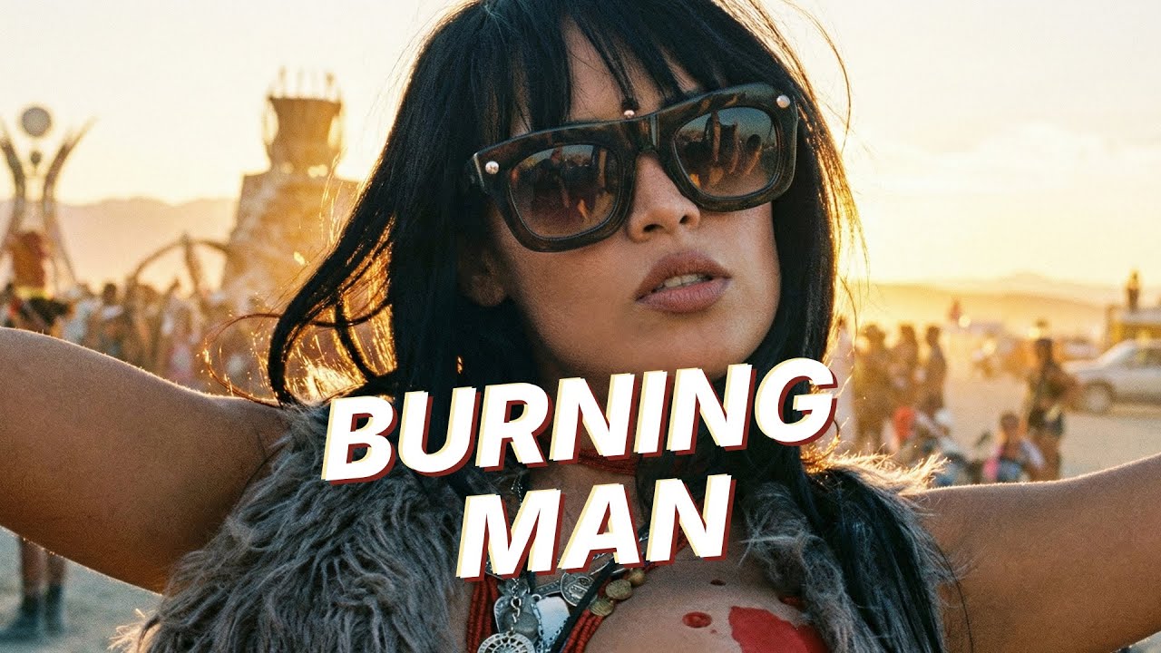 Live in the moment - Open Air - Desert Energy At Burning Man - AI video