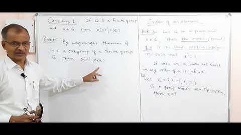 Group Theory: Lagrange