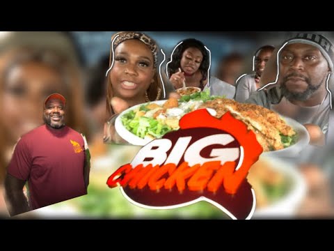 TRYING SHAQ’S BIG CHICKEN FOR THE FIRST TIME CAR MUKBANG - YouTube