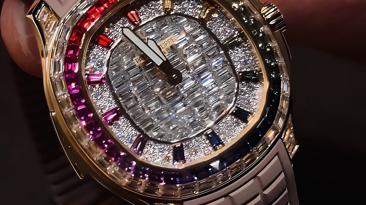 PATEK PHILIPPE AQUANAUT 5260 AVAILABLE AT PREME JEWELERS , LUCE RAINBOW  5260/355R