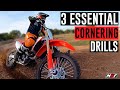 3 Cornering Drills on a Dirt Bike - Plus Bonus Tip!!