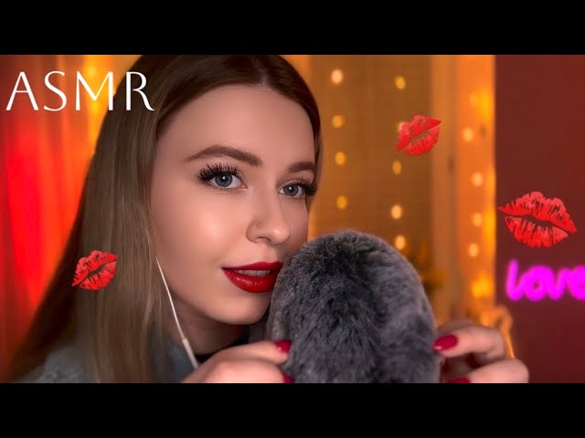 АСМР🫦ЗАЦЕЛУЮ ТВОИ ушки и ты 99.9% уснешь… Поцелуи от девушки и звуки рта, звуки блеска💋| asmr kisses
