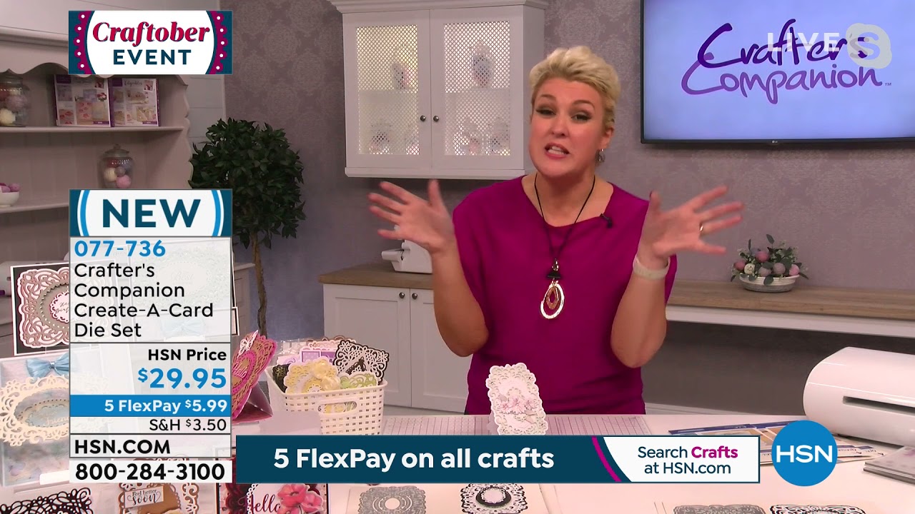 Crafter's Companion Deep Cut CreateACard Decadent Die Set