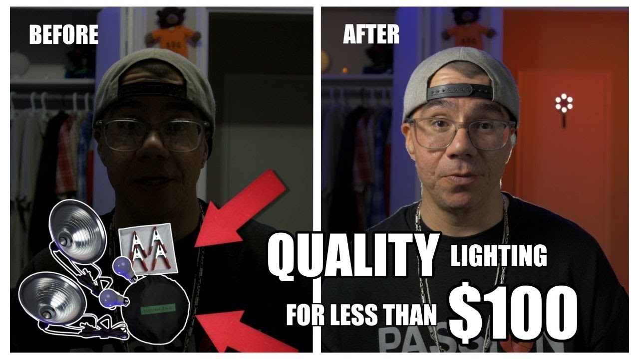 💸Budget Three Point Lighting | Quality LIGHTING for LESS than $100💪