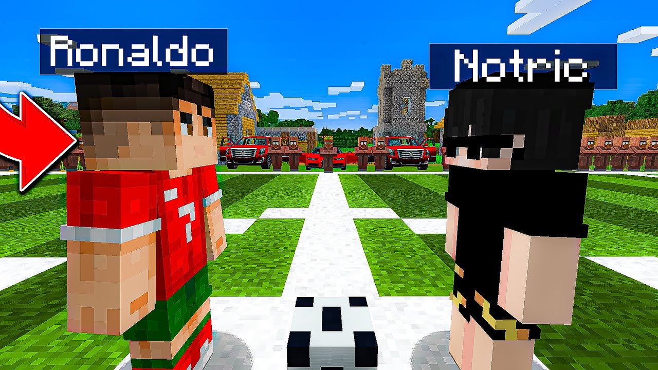 😱 QISHLOQGA RONALDO KELDI! | UZBEKCHA MINECRAFT