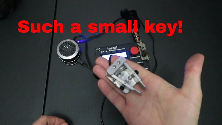 Small, lightweight morse code keys for portable CW QRP operations with my HB1B