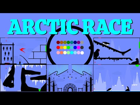 24 Marble Race EP. 43: Arctic Race (by Algodoo)