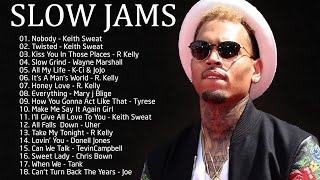 90S Best R&B Slow Jams Mix | Chris Bown, Keith Sweat, R Kelly, Mary j Blige, Tyrese, Joe &More