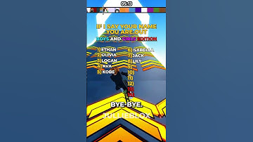 If i say your name you