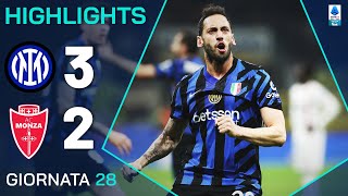 INTER-MONZA 3-2 | HIGHLIGHTS | 28ª GIORNATA | SERIE A ENILIVE 2024/25