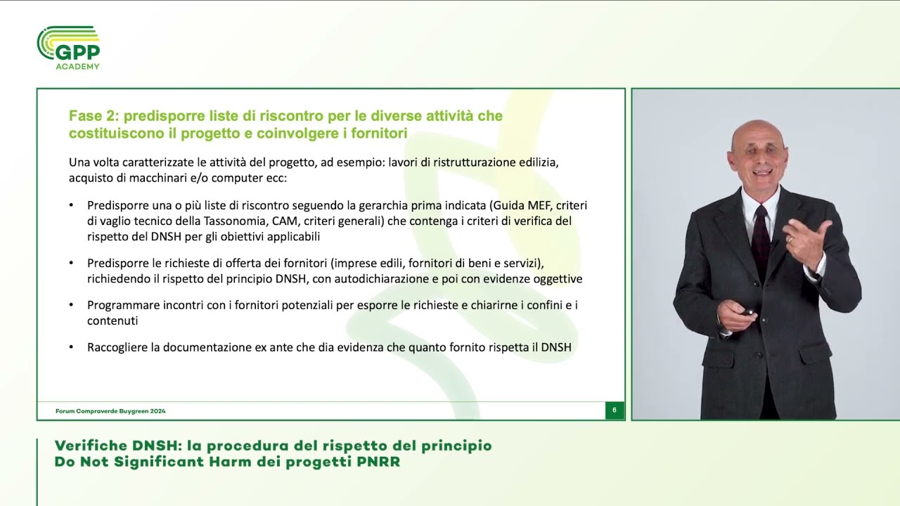 Verifiche DNSH: la procedura del rispetto del principio Do Not Significant Harm dei progetti PNRR