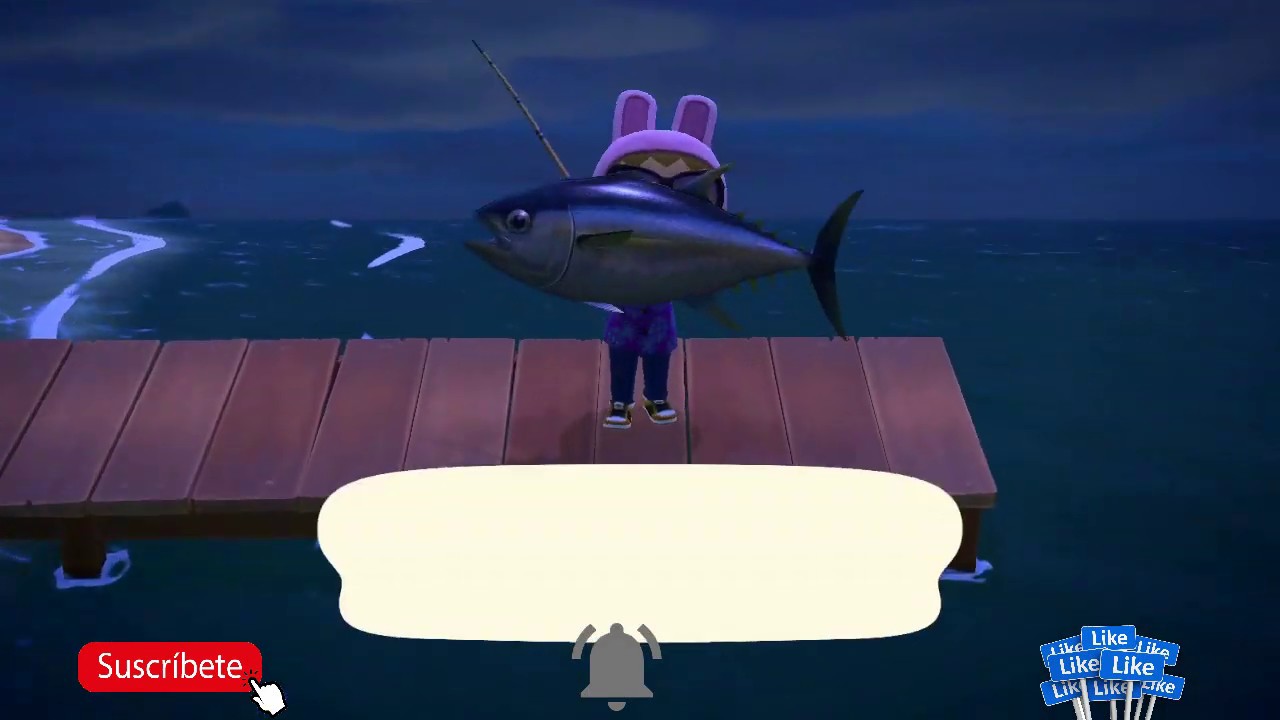 COMO PESCAR UN ATUN EN 30 SEGUNDOS! ANIMAL CROSSING NEW HORIZONS - YouTube