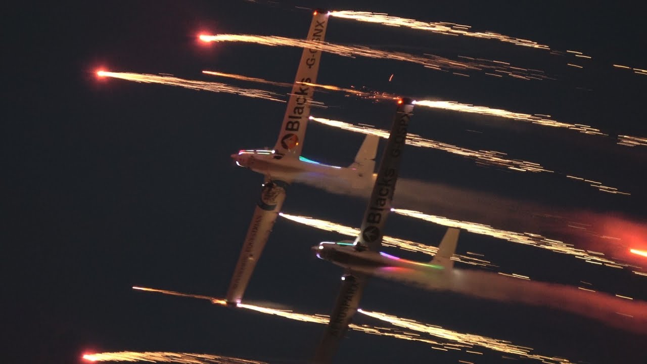 Amazing Aerosparx pyro display at Husbands Bosworth