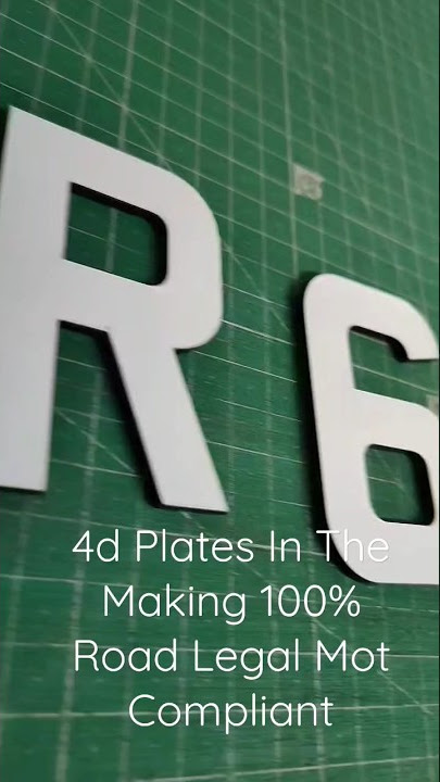 4D Number Plates Being Made In Store At PL8HUB 100% Road Legal. #Bradford #westyorkshire #carscene