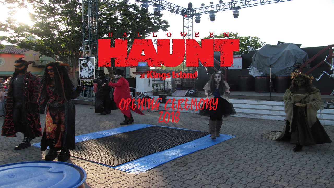 Halloween Haunt Opening Ceremony, Kings Island 2018 - YouTube