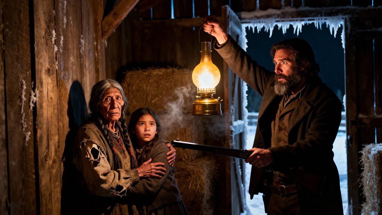 Cowboy Found Starving Old Apache Woman And Her Daughter Hiding In His Barn — What Happened Next...