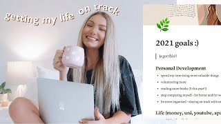 my goals for 2021 | plan with me :)