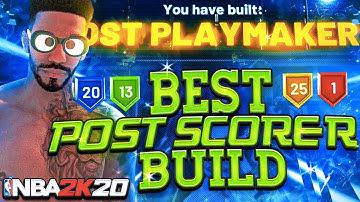 BEST POST PLAYMAKER BUILD NBA 2K20! SPEED BOOSTING & CONTACT DUNKS! BEST POST SCORER BUILD 2K20!
