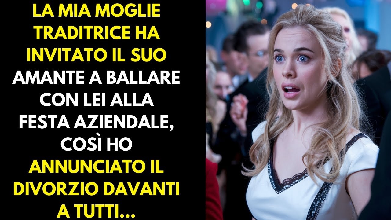 La mia moglie traditrice ha invitato il suo amante a ballare con lei alla festa aziendale, così ho..