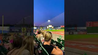 At the ducks baseball game! At the ducks baseball game!