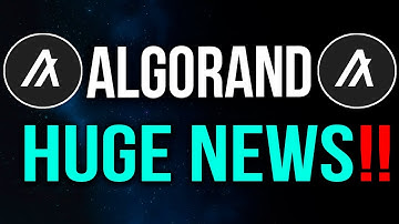 ALGORAND A FLASH PUMP IS COMING HERE IS WHY?? - ALGORAND Price Prediction - What is ALGORAND?