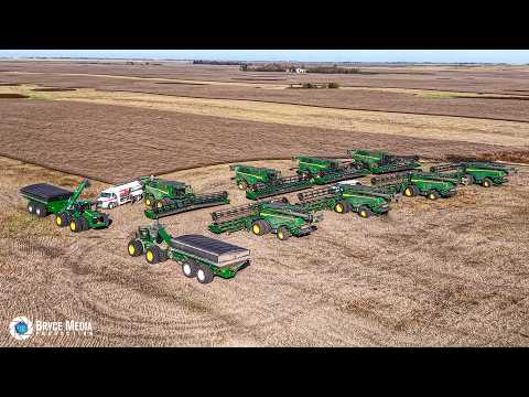 8x John Deere x9 Mähdrescher - Große Ernteaktion bei Johner Farms/ Kanada P2 -BIG HARVEST MOVIE 2025
