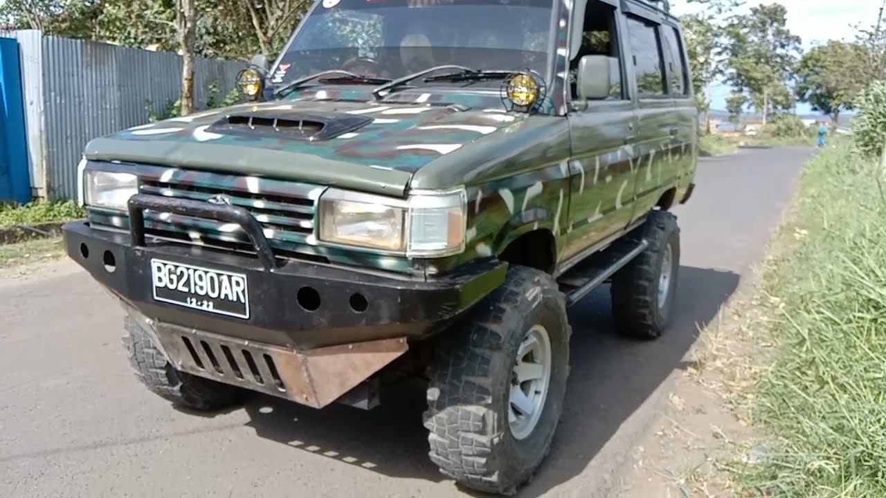 TOYOTA KIJANG SUPER NAIK 20 CM.!!! ALTO MOBIL SISO PERANG PAKDE SATIMAN PAGAR ALAM.