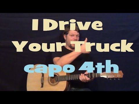 I Drive Your Truck (Lee Brice) Easy Strum Guitar Lesson - How to Play Chord