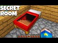 How to BUILD SUPER SECRET PASSAGE in BED in Minecraft ? BED TUNNEL ! in Minecraft