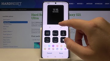 How to Enable Always On Screen in SAMSUNG Galaxy S21 – Display Personalization