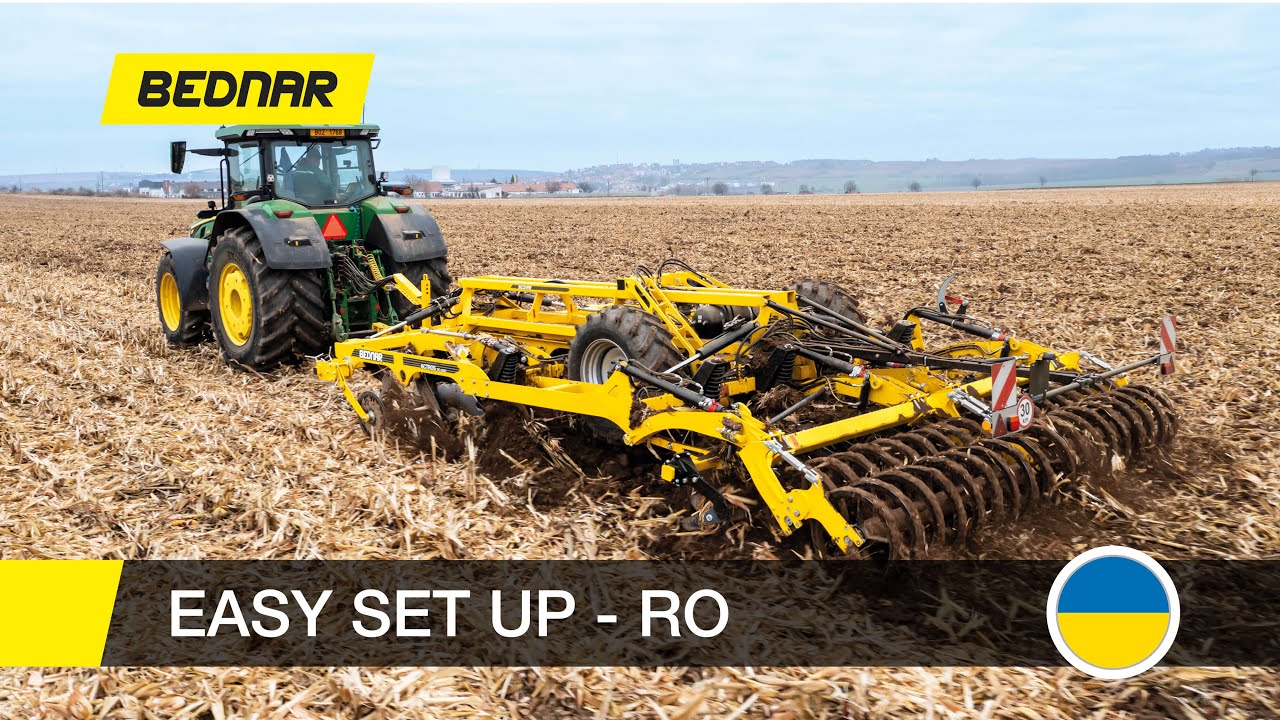 BEDNAR FMT | Просте налаштування дисколапових культиваторів ACTROS RO (UA version)