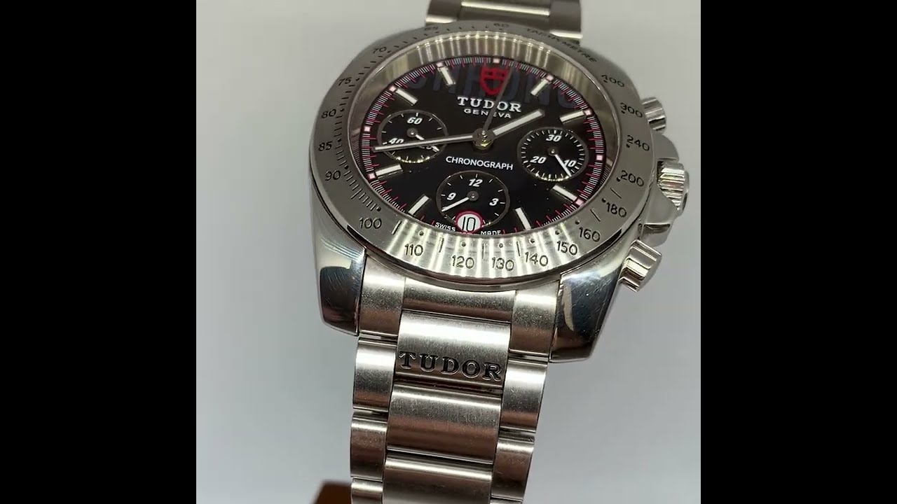 SOLD: Tudor Sport Chronograph 20300, 360 watch shot