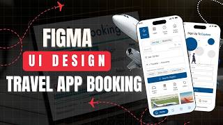 I Designed a Travel App UI Design | Hotel &amp; Flight Booking App (Figma)