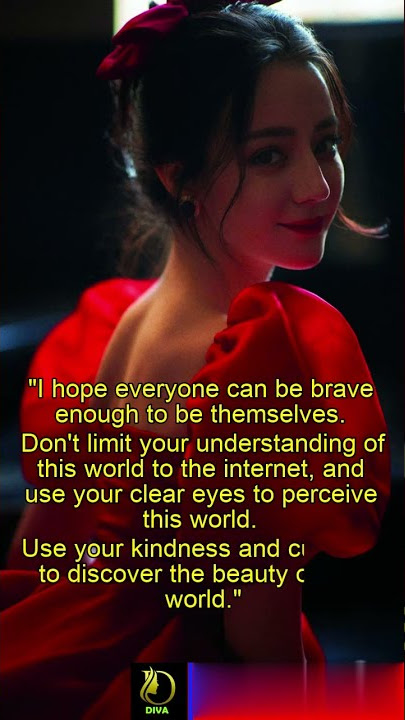 Dilraba Dilmurat | BE YOURSELF | Dilraba Dilmurat Quotes  #SHORTS