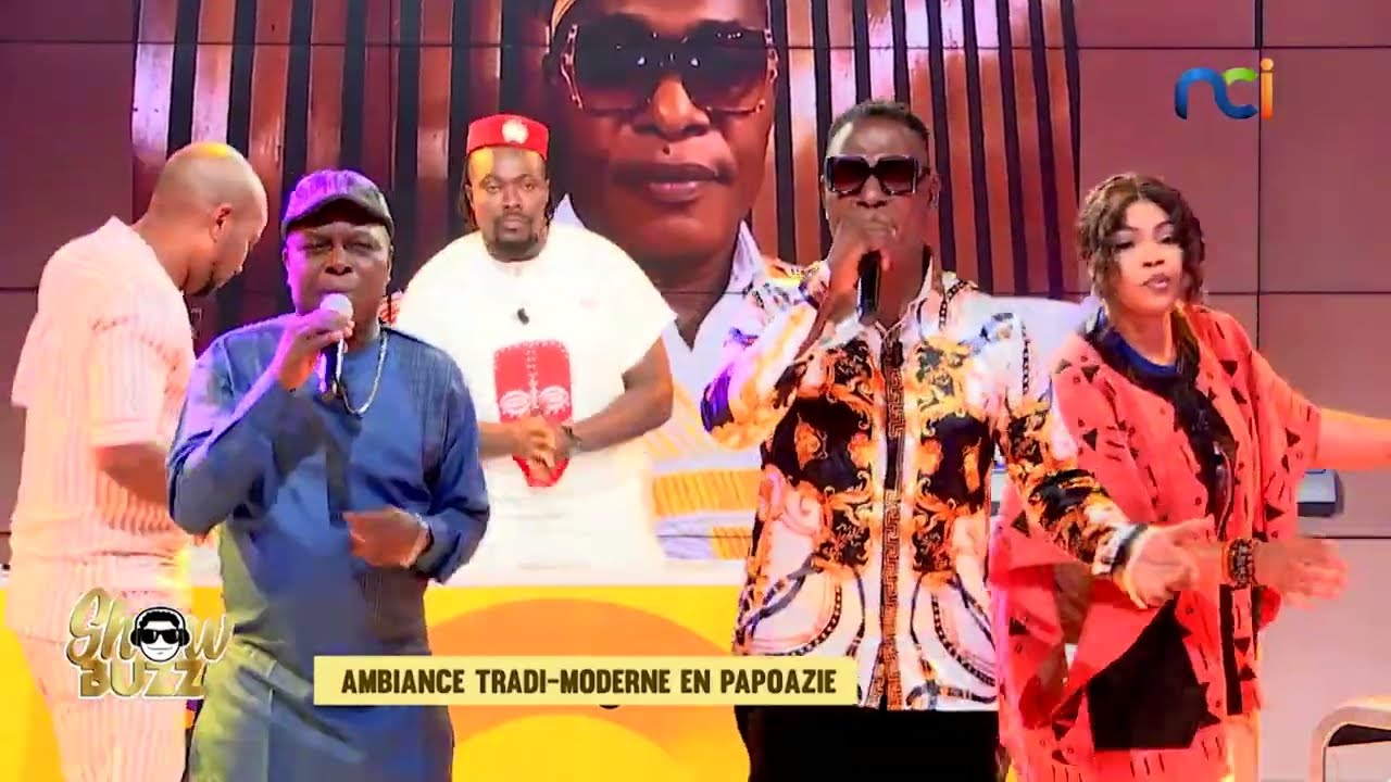 Claude Romy en prestation dans Showbuzz