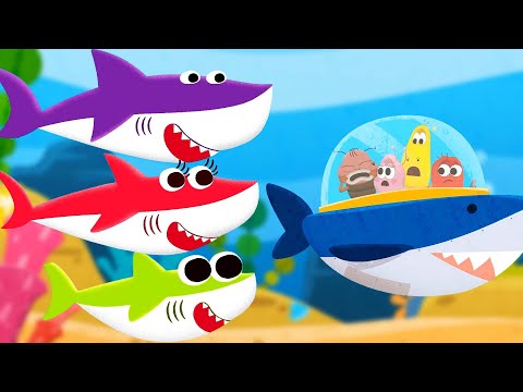 Learn Colors with Baby Sharks | Colors Song | Nursery Rhyme & Kids Songs |Larva Kids - Nursery Rhyme