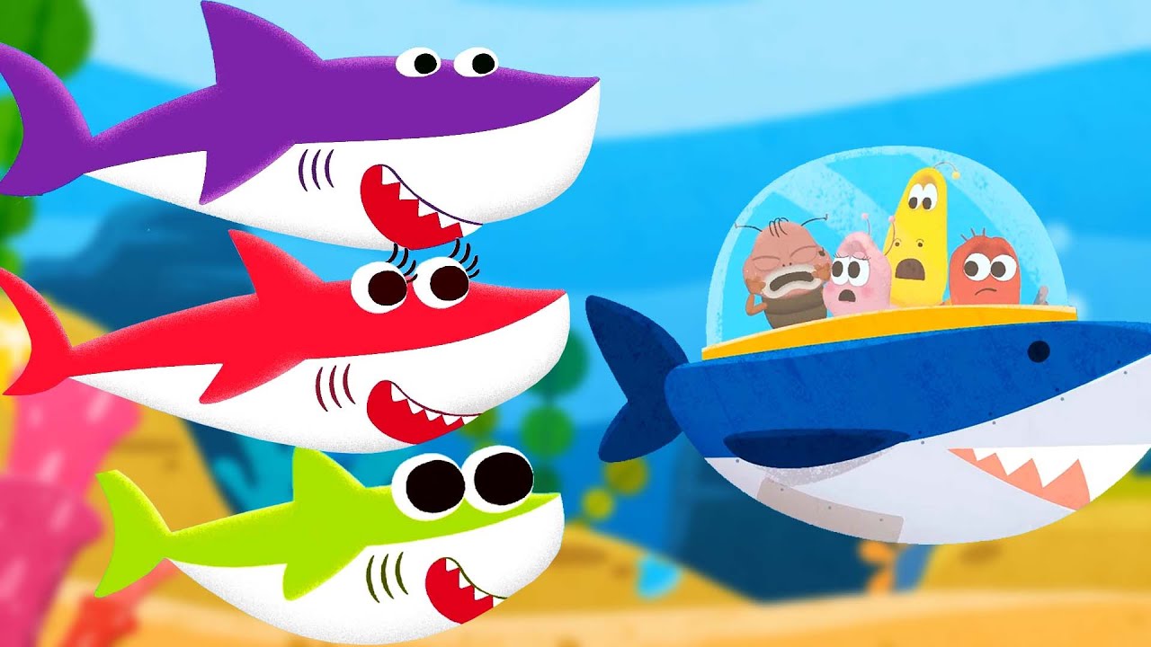 Learn Colors with Baby Sharks | Colors Song | Nursery Rhyme & Kids Songs |Larva Kids - Nursery Rhyme