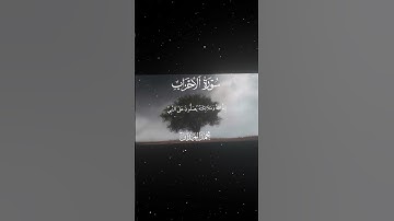 سورة الأحزاب|56|القارئ:#محمد_اللحيدان #قران #quran #قران_كريم #تلاوة #تلاوة_هادئة #آية #تلاوة_خاشعة