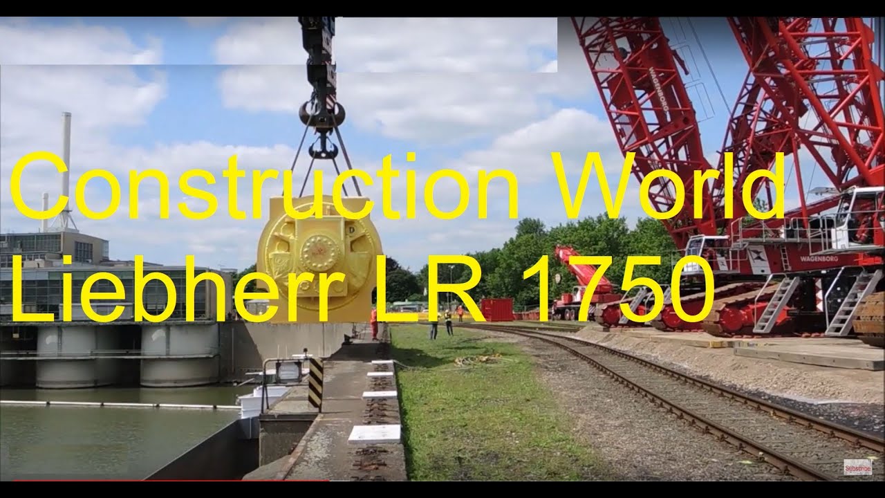 Crawler crane Liebherr LR 1750  400 ton generator  tandem  lift