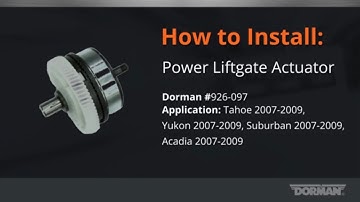 Power Lift-gate Actuator Installation by Dorman Products