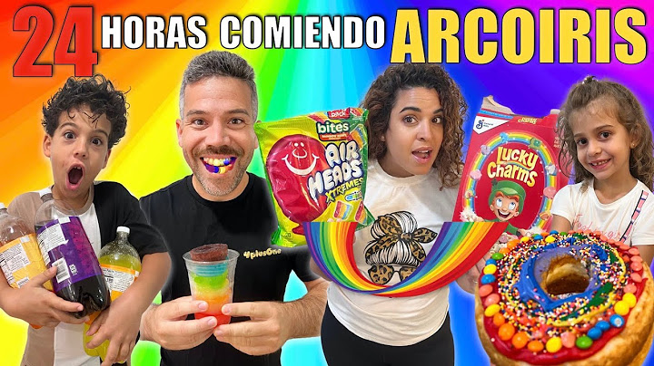 24 HORAS COMIENDO ARCOIRIS|4PLUSONE