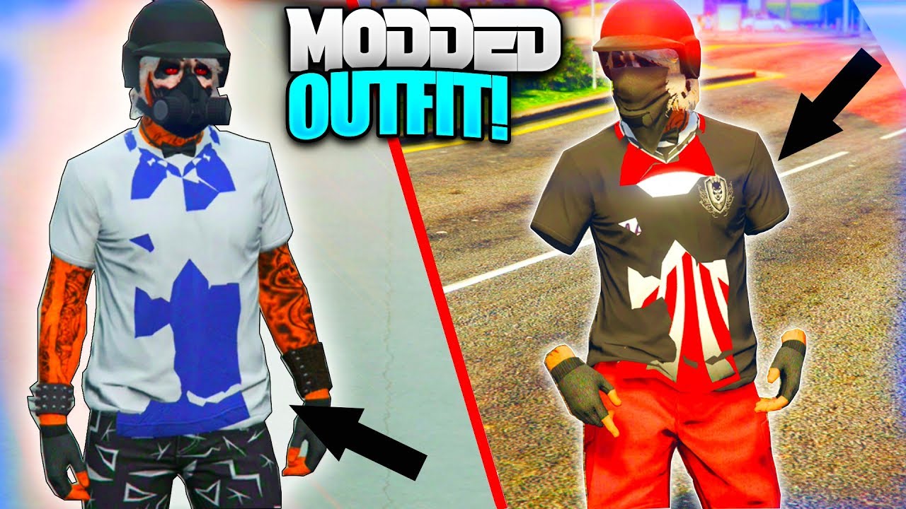 GTA 5 ONLINE *GLITCH TSHIRT* (MODDED OUTFIT!) USING CLOTHING GLITCHES