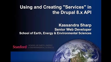Using and Creating "Services" in the Drupal 8.x API