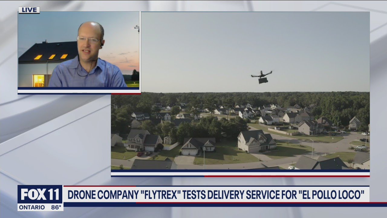 El Pollo Loco partnering with Flytrex for drone delivery service YouTube