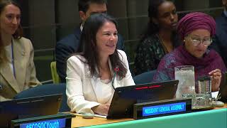 H.E. Annalena Baerbock at ECOSOC Youth Forum 2026 - Opening @unitednations #un80