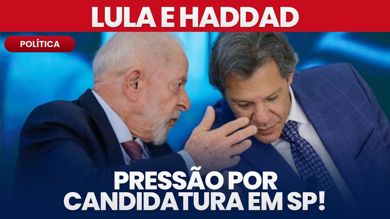LULA PRESSIONA HADDAD PARA DISPUTAR SP: ALMOÇO DE 3 HORAS E PLANOS PARA 2030!