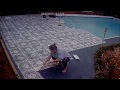 Valspar Pool Deck Painting with Stencil - DIY Valspar Pool Deck Painting with Stencil - DIY