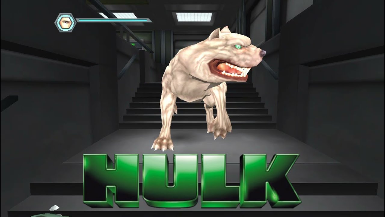 Playable Gamma Dog In Banner Levels | The Hulk 2003: Video Game (PC) [MOD]