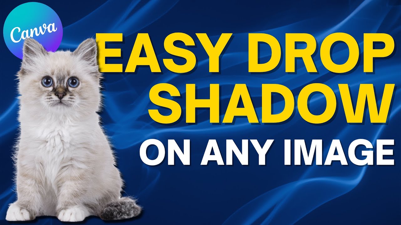 Easy Drop Shadow on ANY Image in Canva