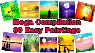 30 Easy Paintings | Speed version